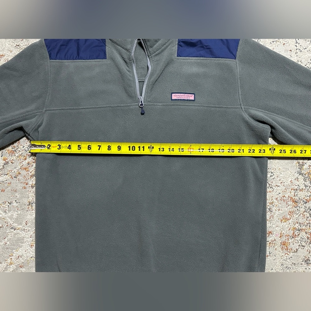 Vineyard Vines Pullover Jacket Size Large Gray Bl… - image 7
